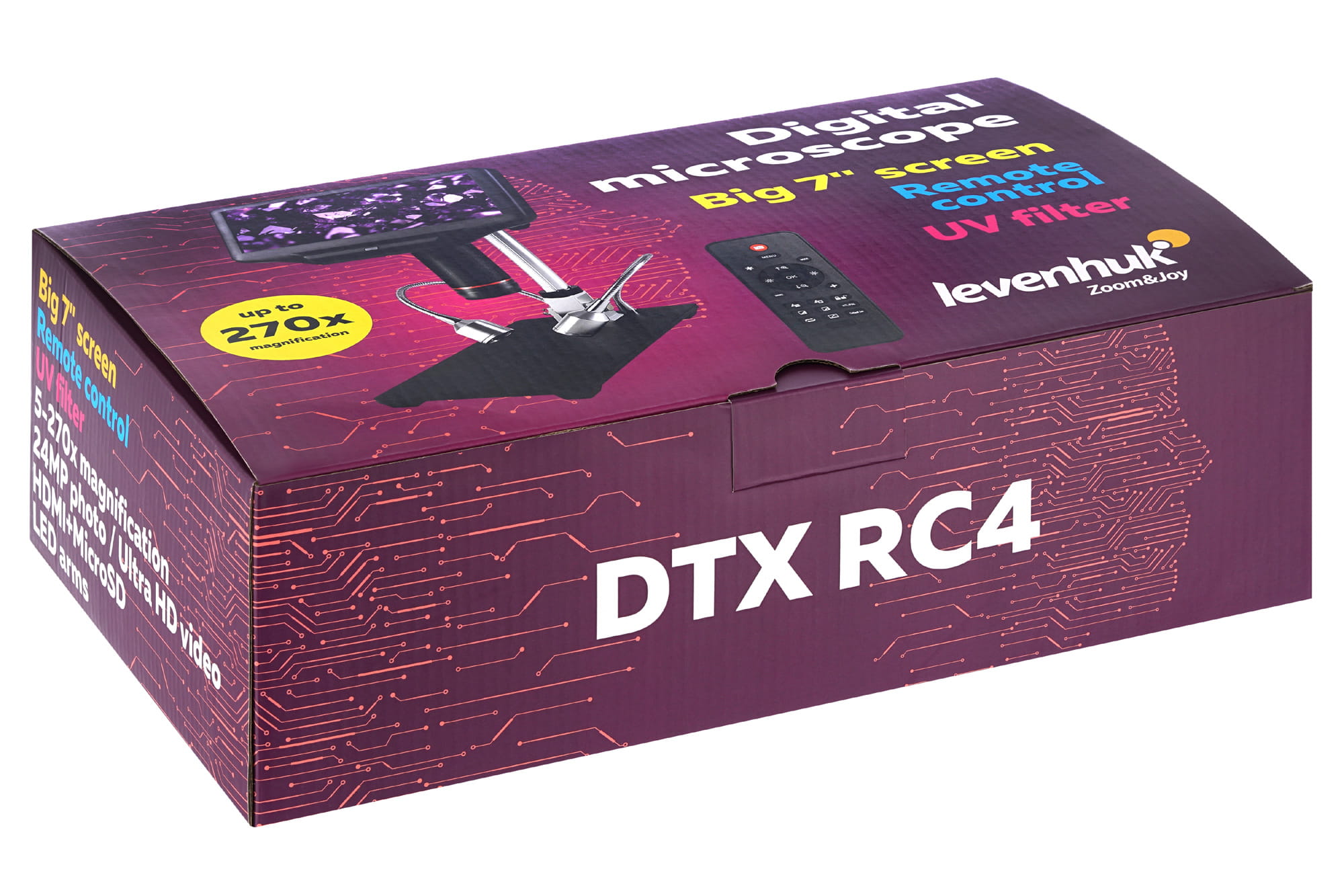 Zdalnie sterowany mikroskop Levenhuk DTX RC4-1428007