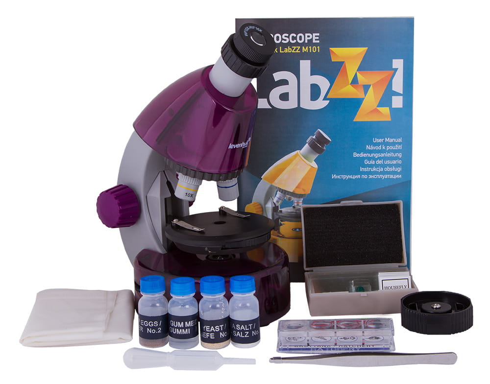 (PL) Mikroskop Levenhuk LabZZ M101 Amethyst\Ametyst-1444516
