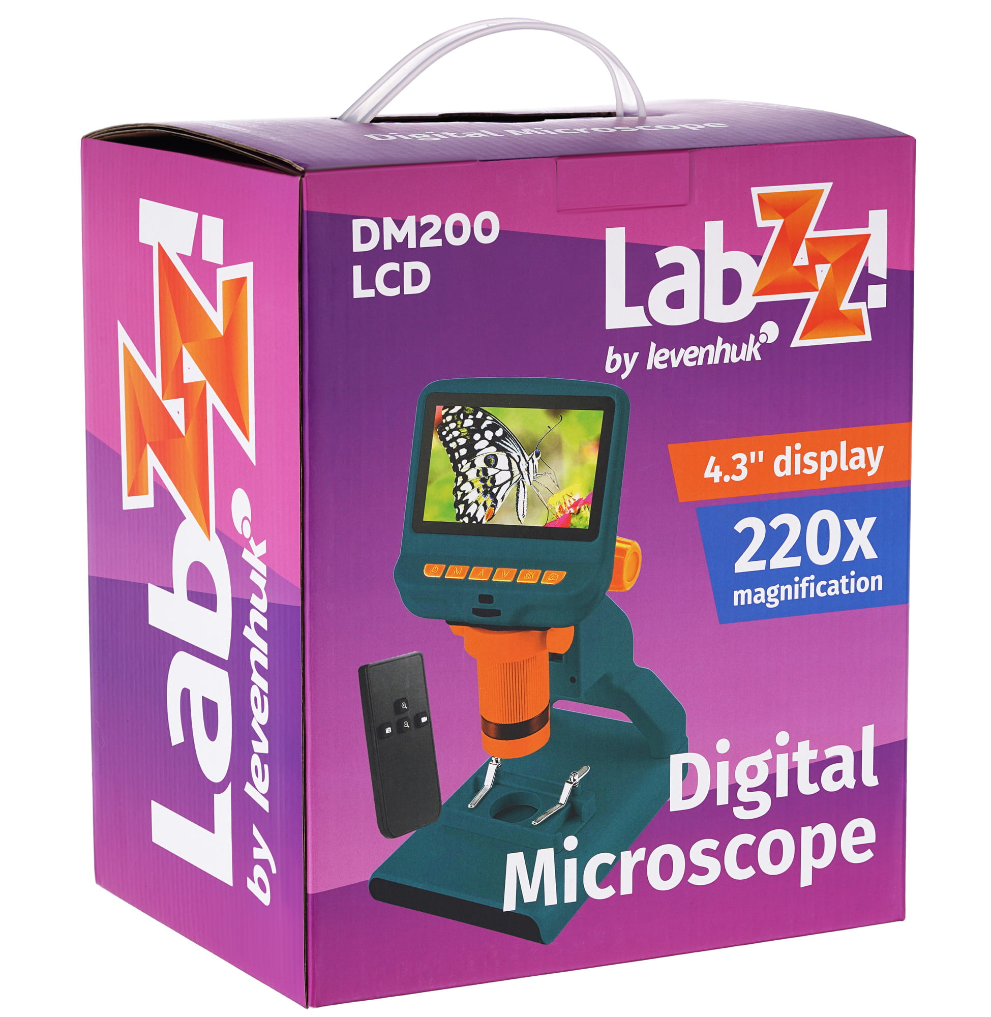 Mikroskop cyfrowy Levenhuk LabZZ DM200 LCD-1428036