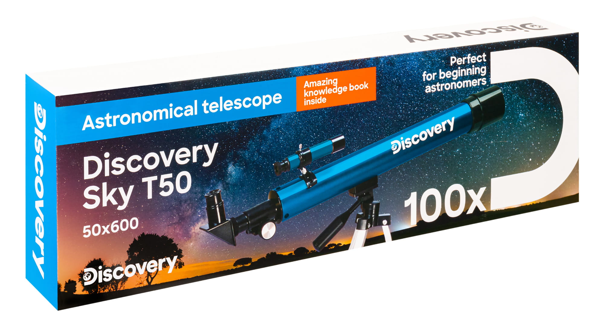 (PL) Teleskop Discovery Sky T50 z książką-1432841