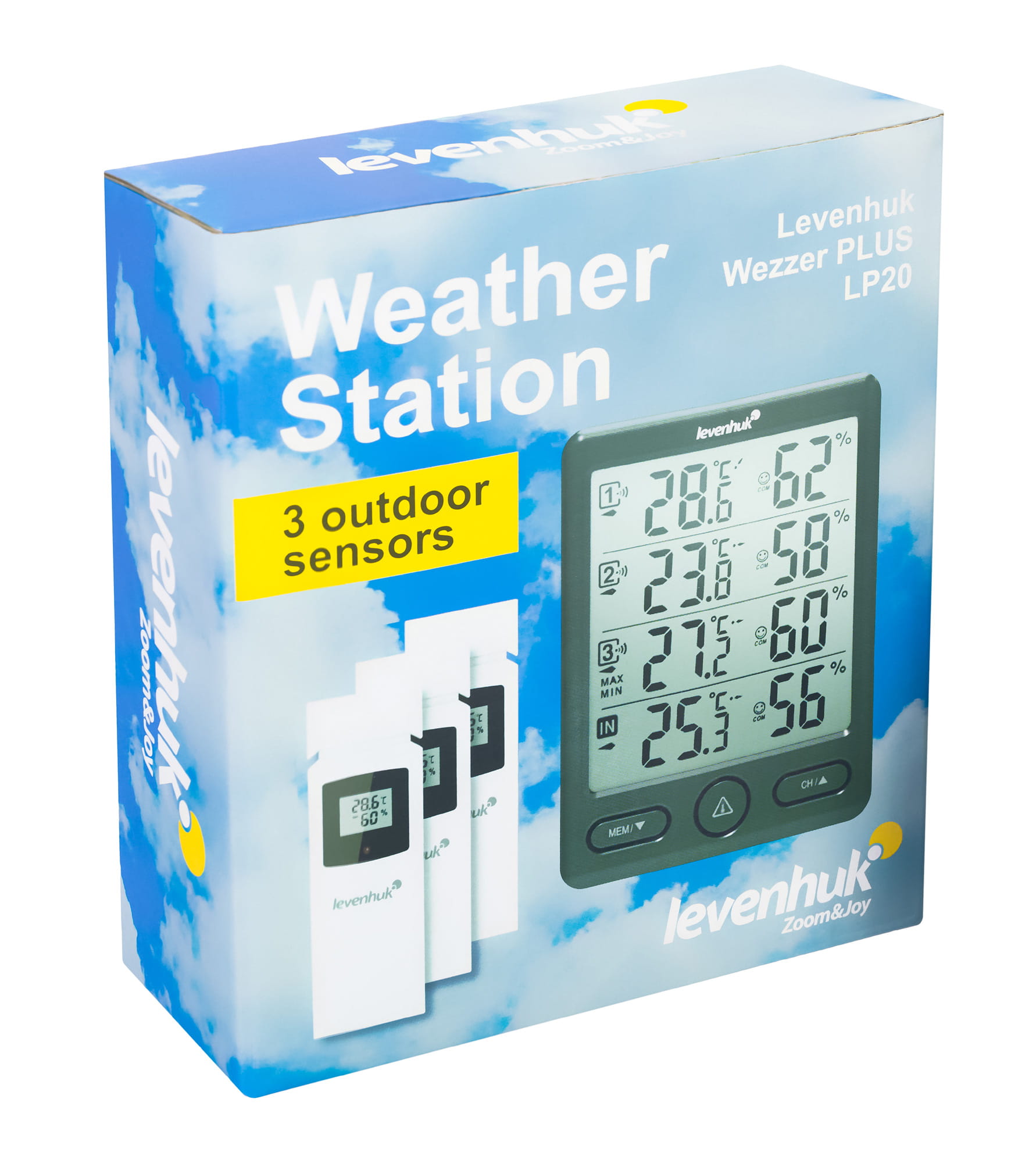 Stacja meteorologiczna Levenhuk Wezzer PLUS LP20-1452723