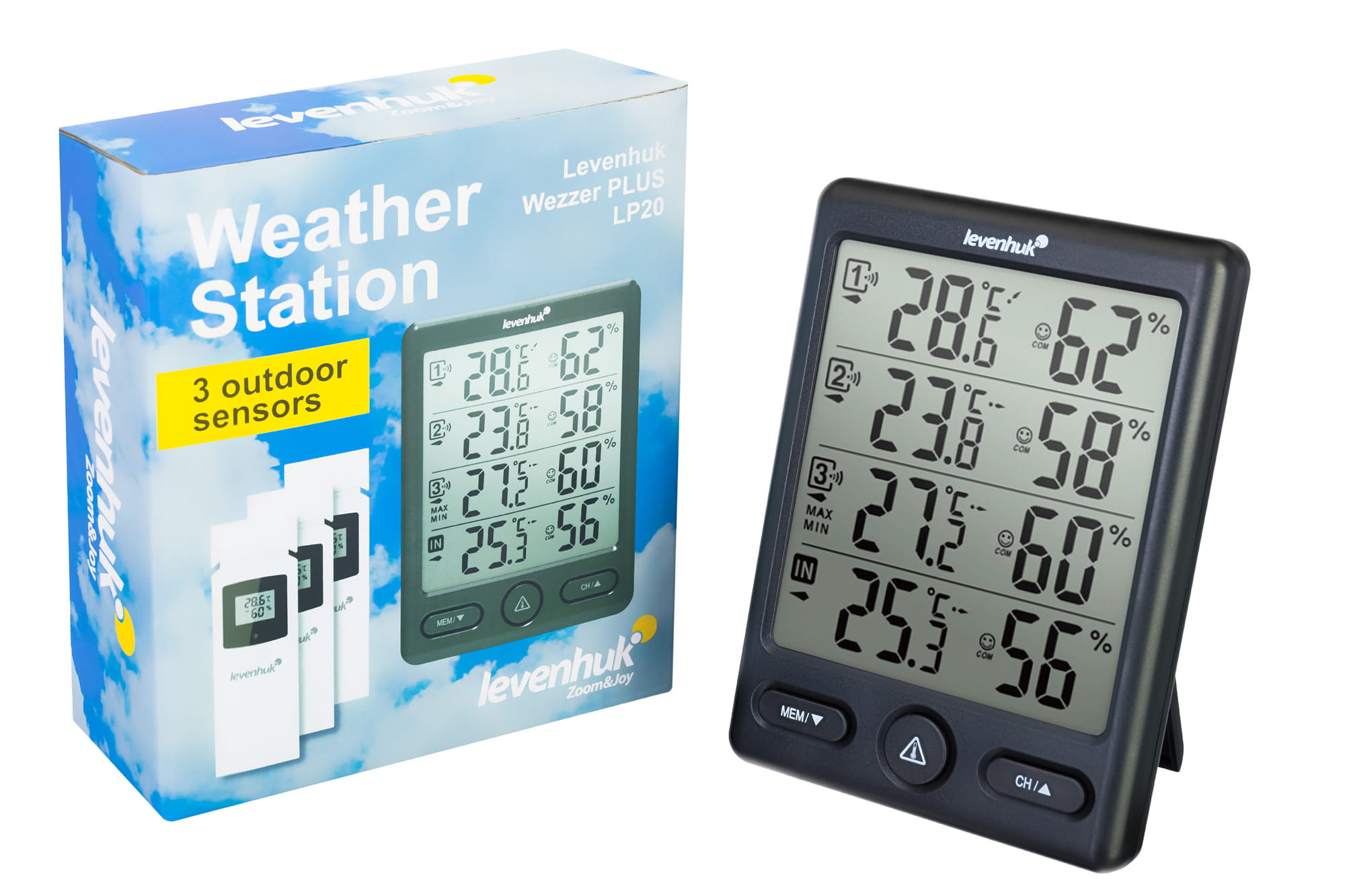 Stacja meteorologiczna Levenhuk Wezzer PLUS LP20-1452715
