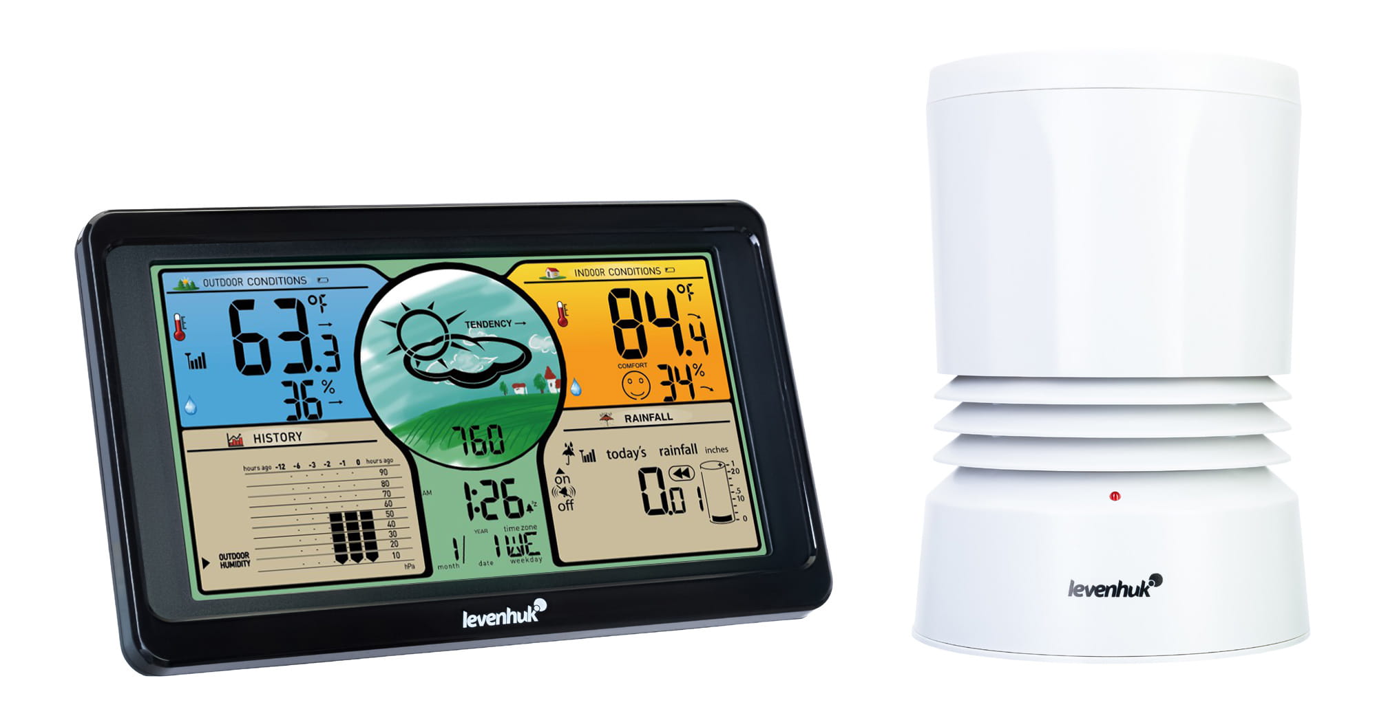 Stacja meteorologiczna Levenhuk Wezzer PLUS LP70-1452749