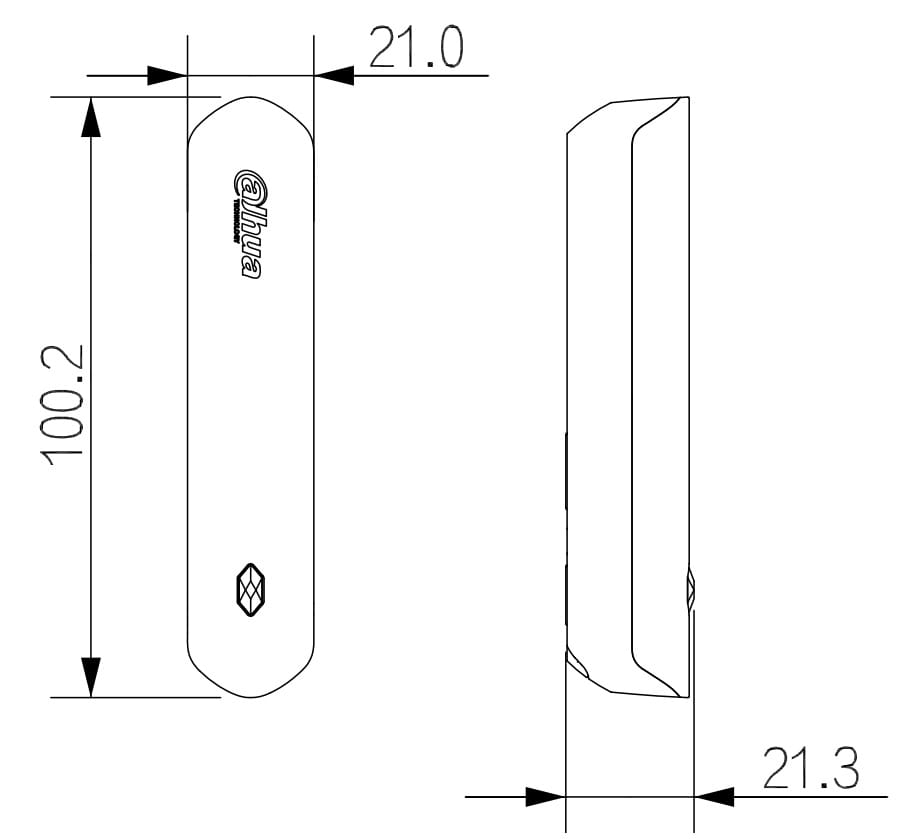 BEZPRZEWODOWY EKSPANDER WEJŚCIA ARM310-W2(868) DAHUA-1319009