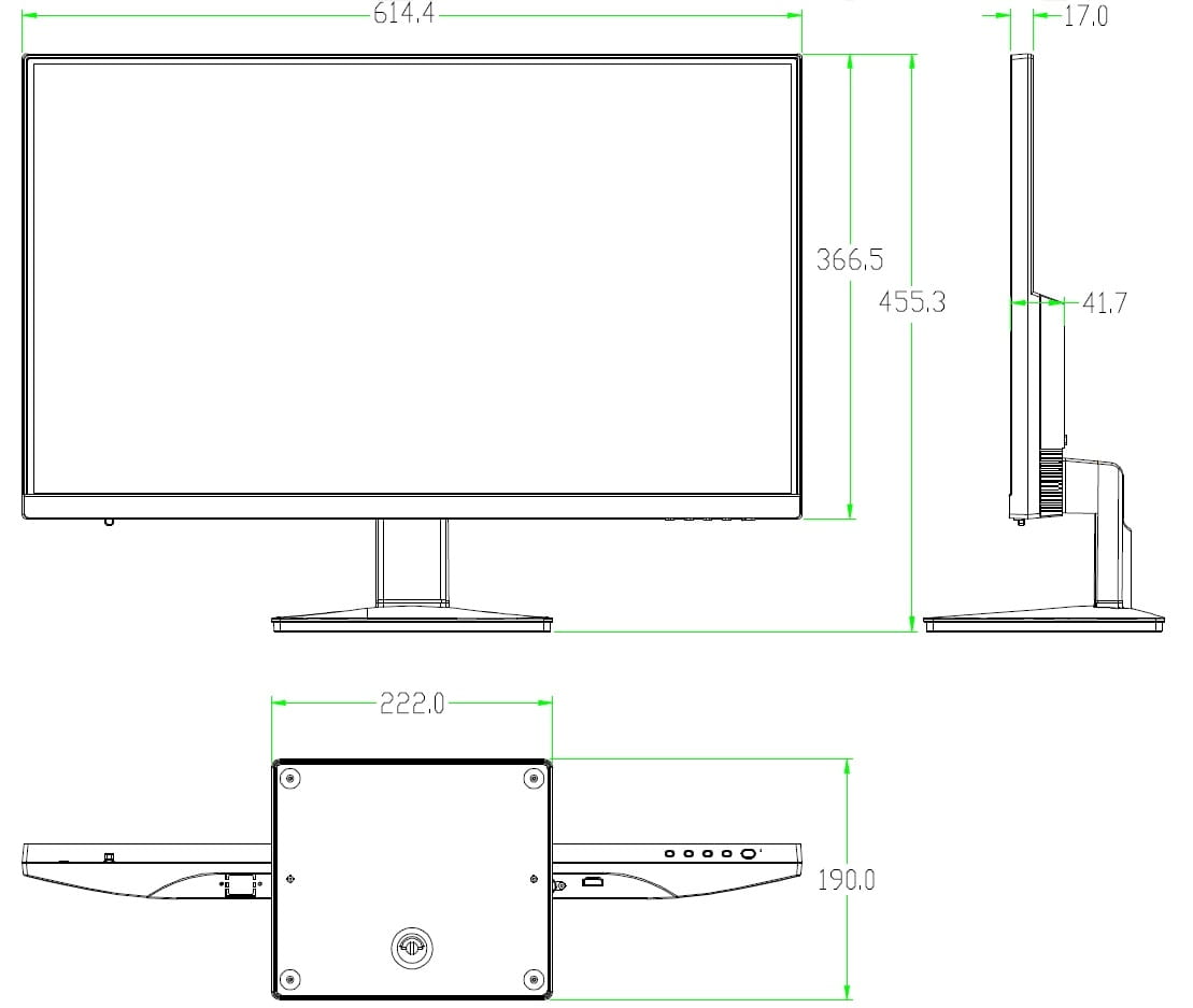 MONITOR VGA, HDMI LM27-L200 27" DAHUA-1360823