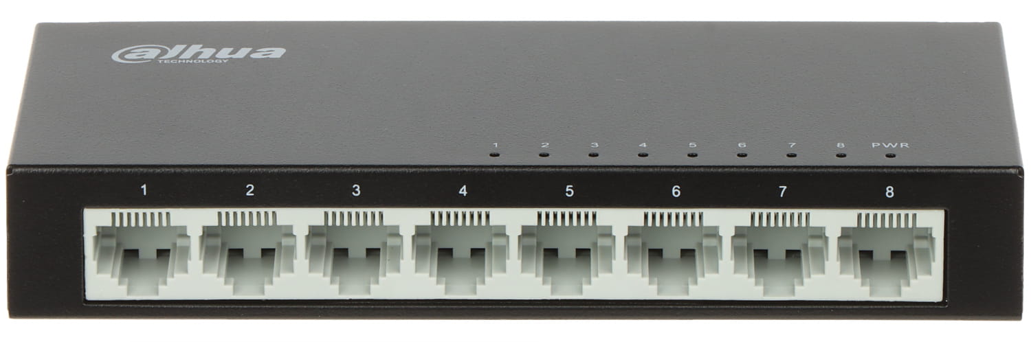 SWITCH   PFS3008-8ET-V2 8-PORTOWY DAHUA-1446381