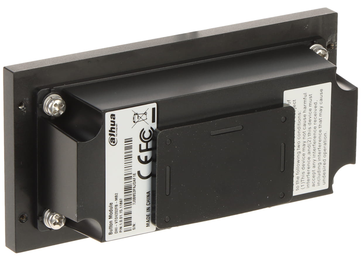 MODUŁ KLAWIATURY VTO4202FB-MB2 DO MODUŁU VTO4202FB-P DAHUA-1319247