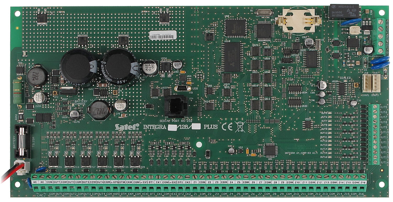 PŁYTA CENTRALI ALARMOWEJ INTEGRA-128-PLUS SATEL-1353012