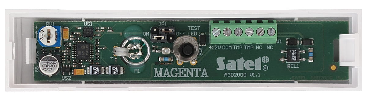 CZUJKA AKUSTYCZNA ZBICIA SZKŁA MAGENTA SATEL-1352870