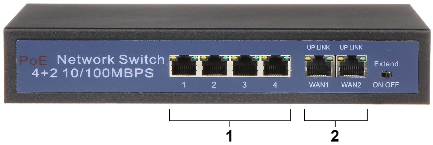 SWITCH POE APTI-POE0402-60W 4-PORTOWY-1337543