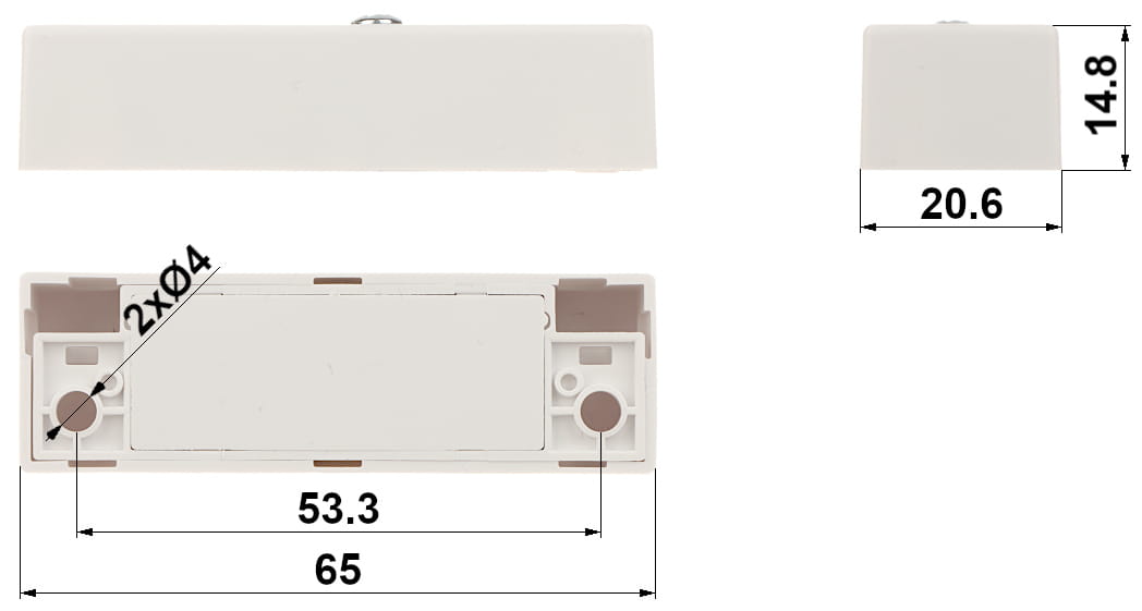 KONTAKTRON BOCZNY MC440 ALARMTECH-1325789