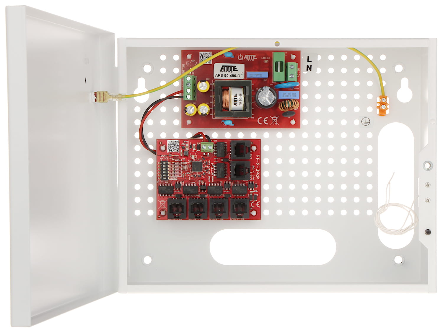 SWITCH POE IP-5-11-E 5-PORTOWY ATTE-1331704