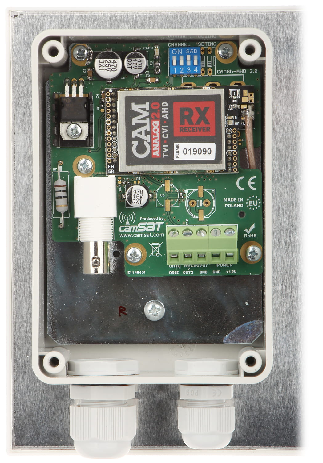 ZESTAW DO TRANSMISJI BEZPRZEWODOWEJ 5.8 GHz CAM-ANALOG-2.0 KOMPLET TXRX-1335363