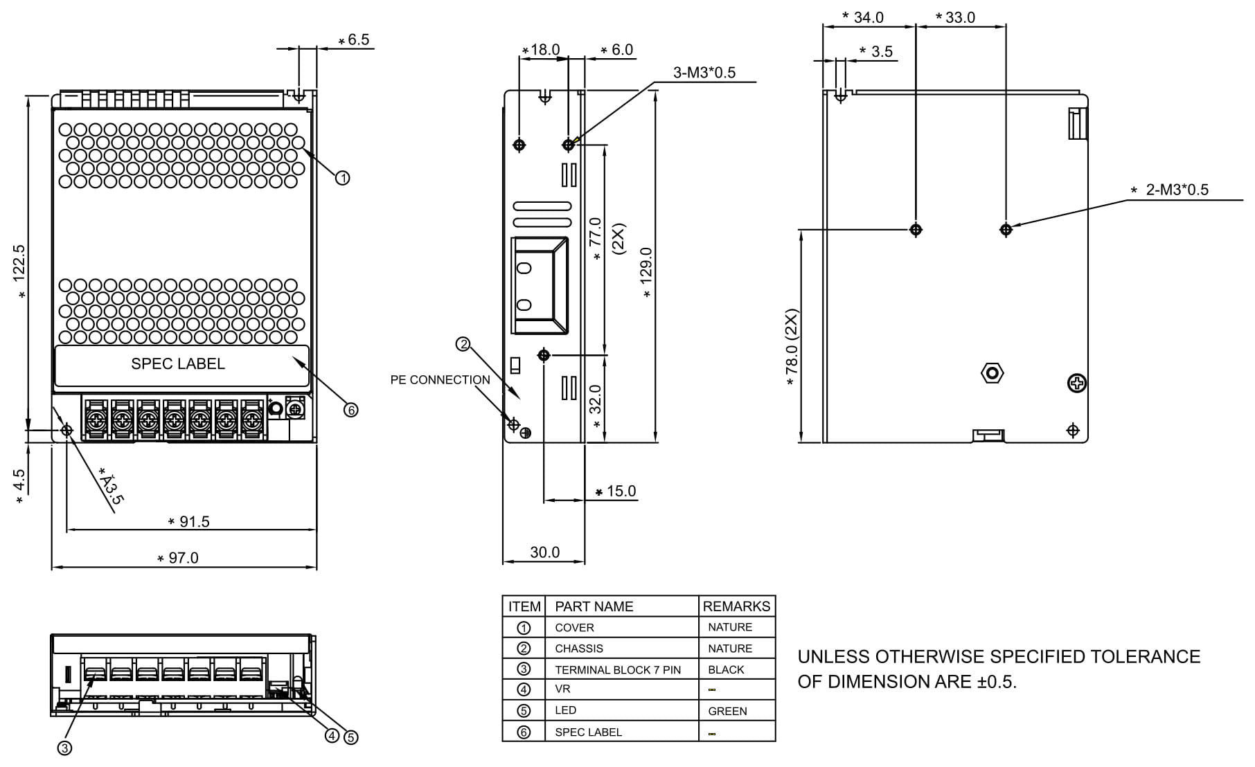 ZASILACZ IMPULSOWY PMT-12V100W2BA Delta Electronics-1337015