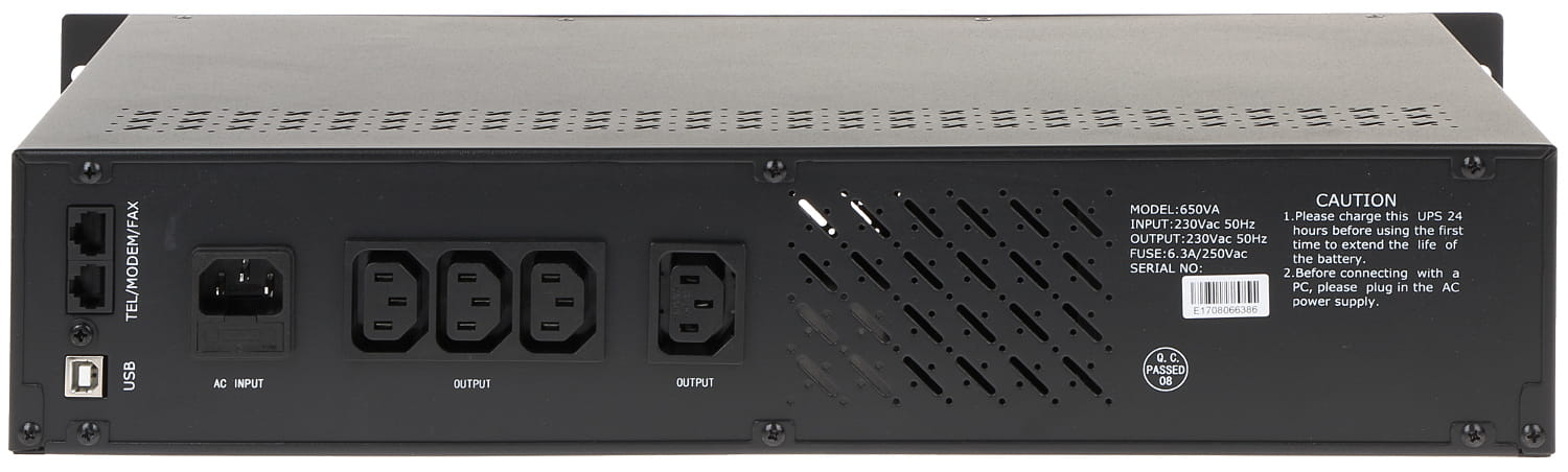 ZASILACZ UPS AT-UPS650R-RACK 650VA EAST-1343014