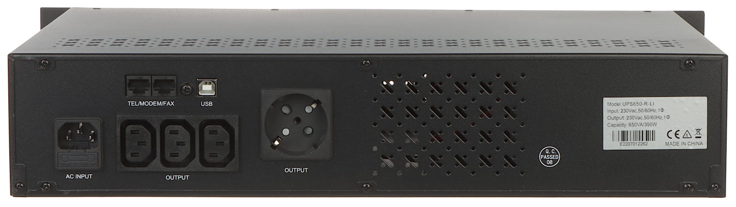 ZASILACZ UPS AT-UPS650R-RACK 650VA EAST-1446910