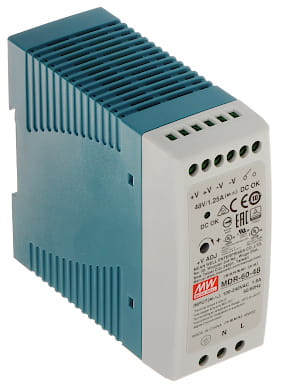 ZASILACZ IMPULSOWY MDR-60-48 MEAN WELL-1336382