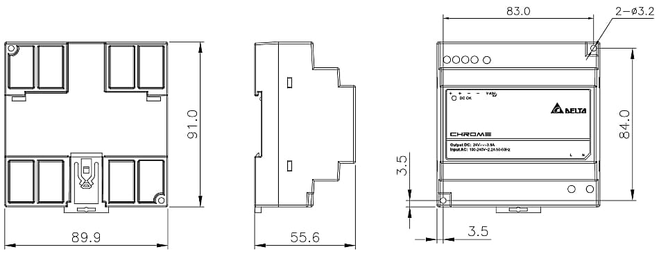 ZASILACZ IMPULSOWY DRC-24V100W-1AZ-1351782
