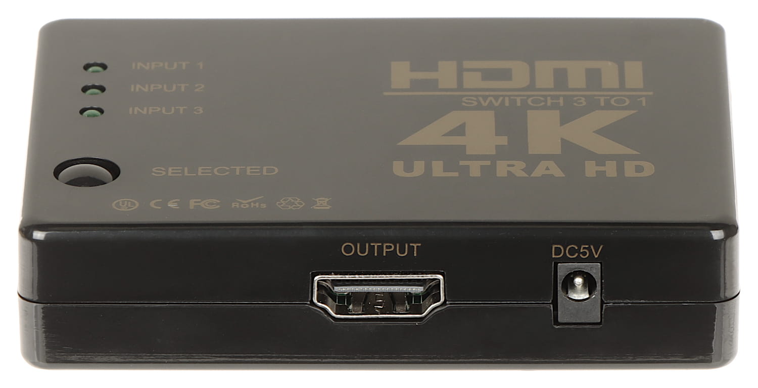 PRZEŁĄCZNIK HDMI-SW-3/1-IR-4K-1518047