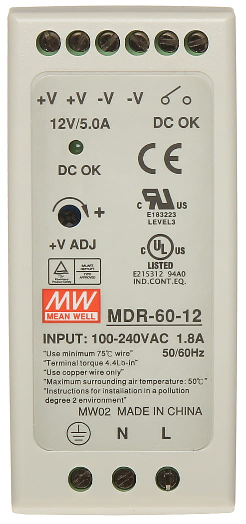 ZASILACZ IMPULSOWY MDR-60-12-1351003