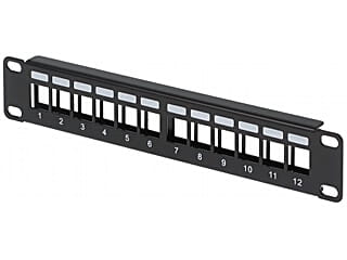 PATCH PANEL KEYSTONE PP10-12/K 10"-1353542