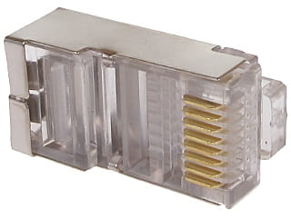WTYK MODULARNY EKRANOWANY RJ45/EKRAN*P10-1354345