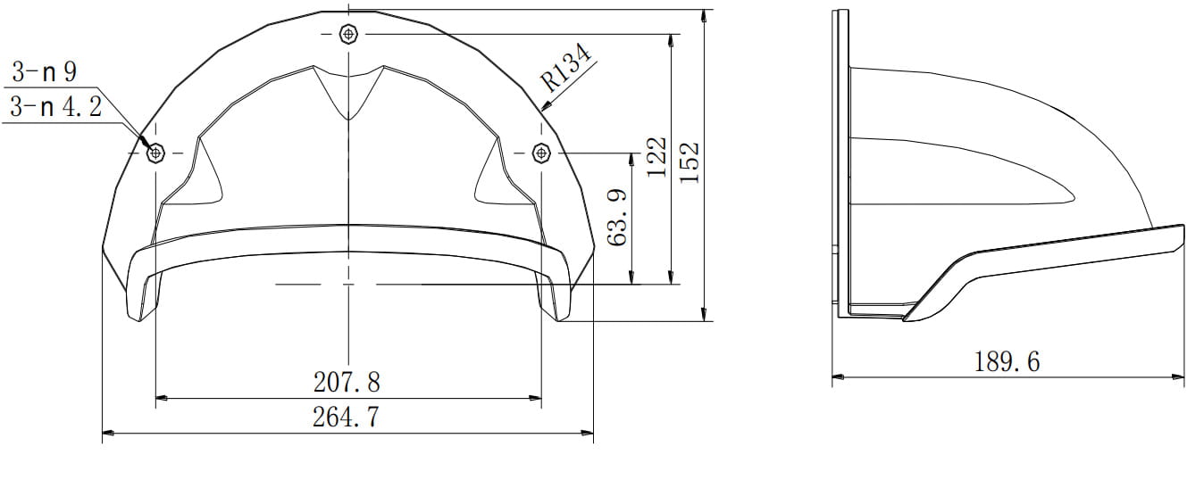 DASZEK OCHRONNY DS-1250ZJ Hikvision-1346034