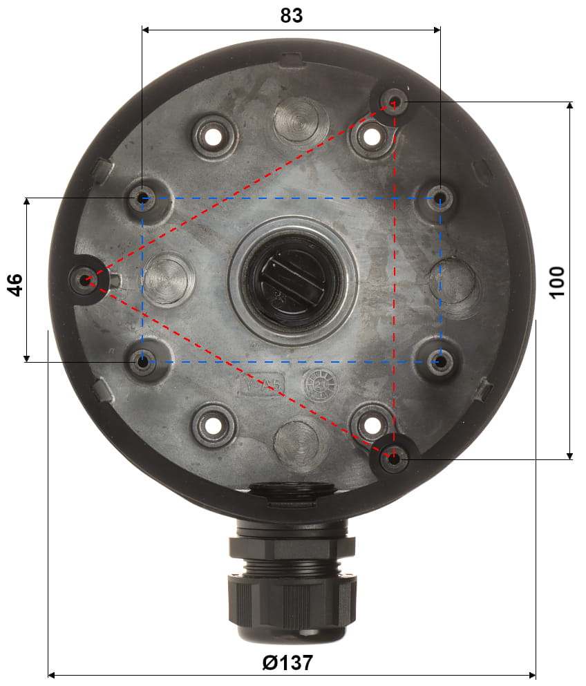 UCHWYT KAMERY DS-1280ZJ-DM21(BLACK) Hikvision-1469430