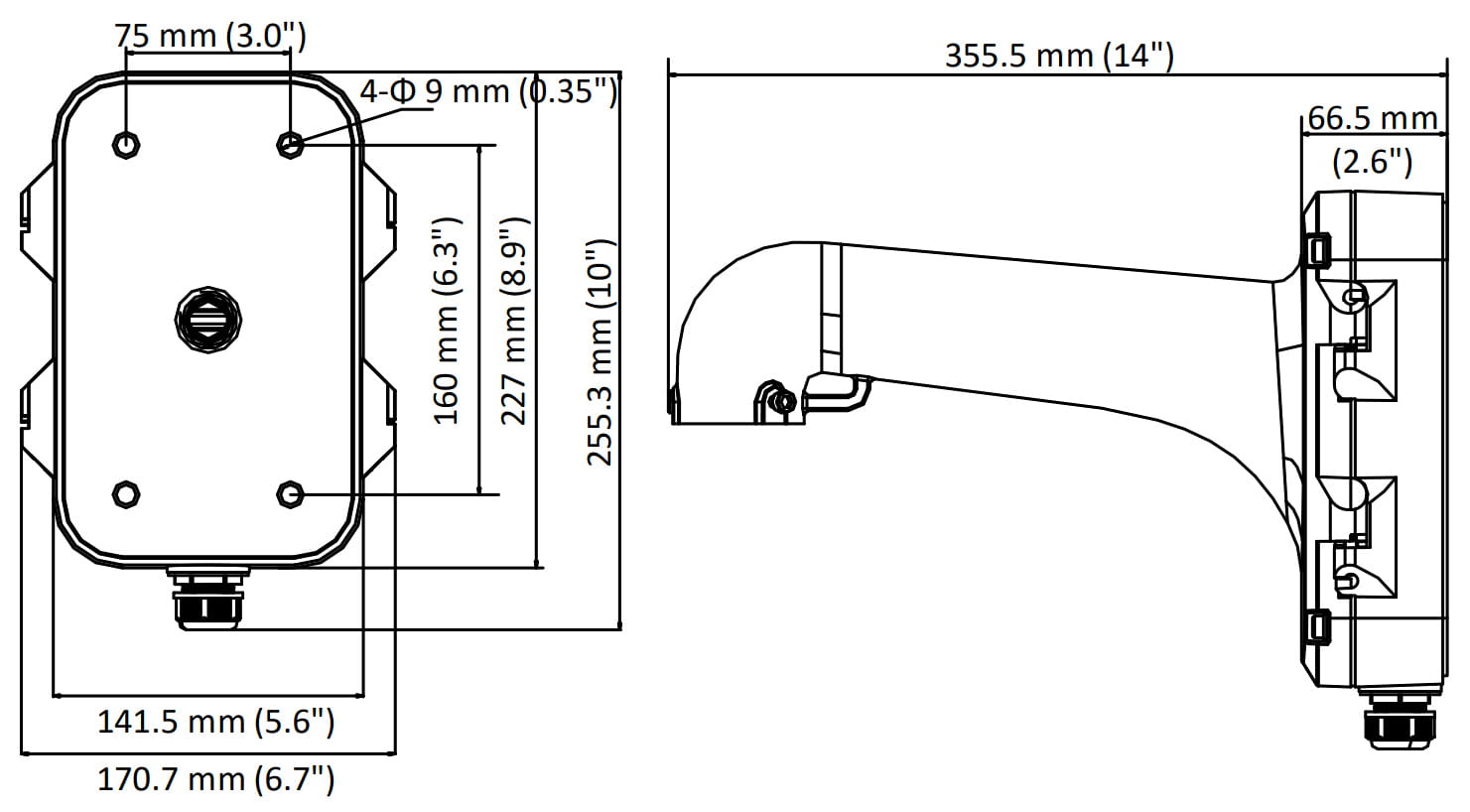UCHWYT KAMERY DS-1604ZJ Hikvision-1339525