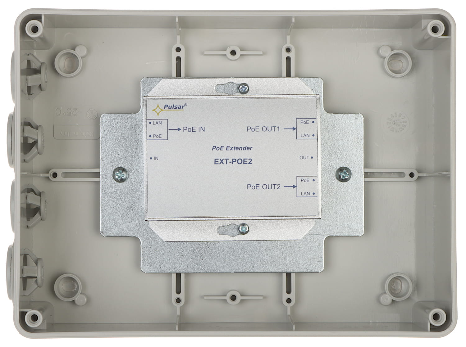 EXTENDER   EXT-POE2H W OBUDOWIE HERMETYCZNEJ PULSAR-1323560
