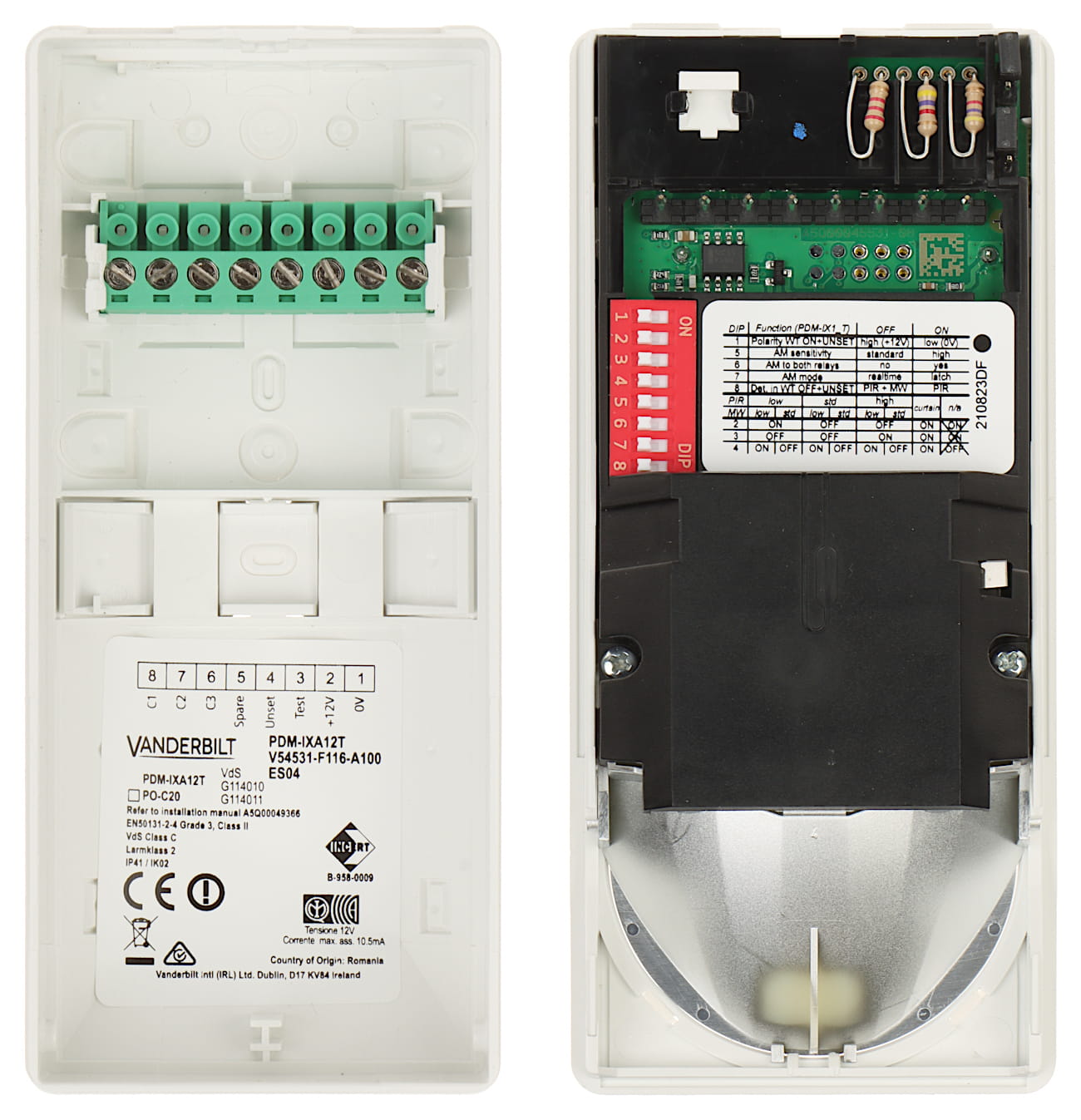 CZUJKA DUALNA MIKROFALA + PIR PDM-IXA12T Vanderbilt-1324714