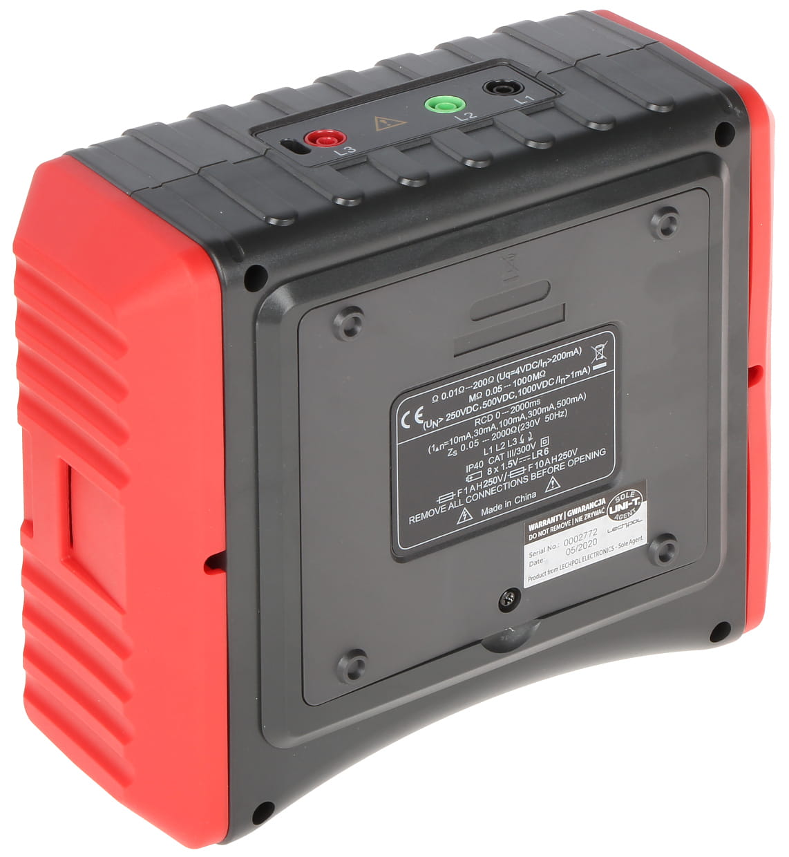WIELOFUNKCYJNY MIERNIK INSTALACJI ELEKTRYCZNYCH UT-593 UNI-T-1332500