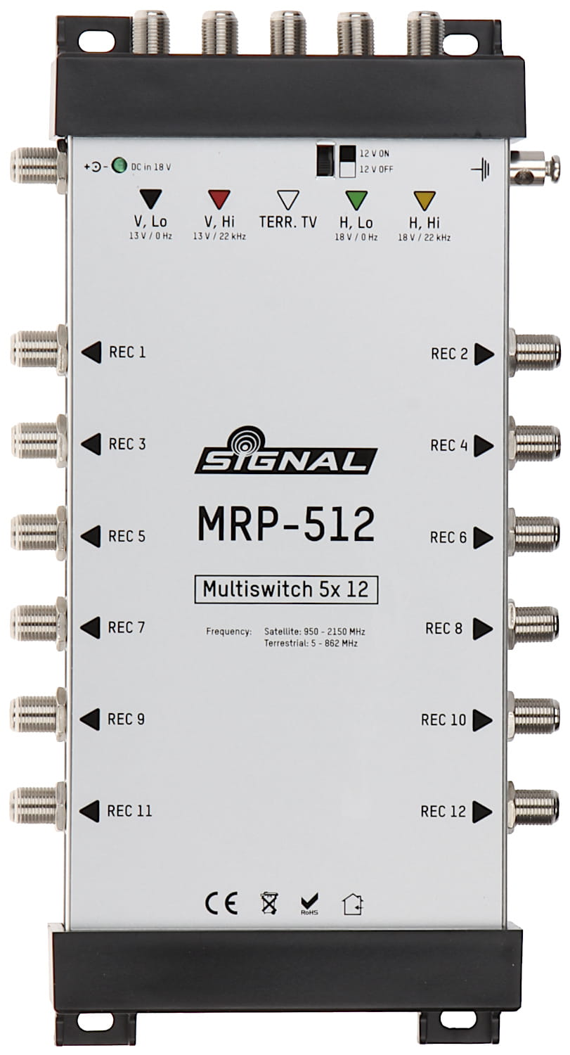 MULTISWITCH MRP-512 5 WEJŚĆ / 12 WYJŚĆ SIGNAL-1341134