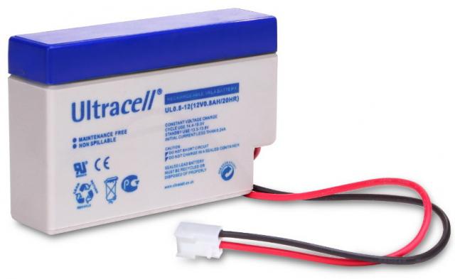 Akumulator AGM ULTRACELL UL 12V 0.8Ah (terminal JST)-1515887