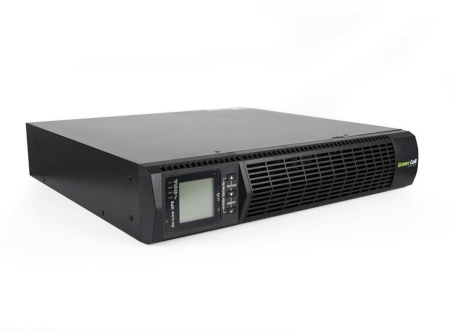 UPS ZASILACZ AWARYJNY Green Cell 2000VA 1800W RACK RTII Z WYŚWIETLACZEM LCD UPS14-1502650