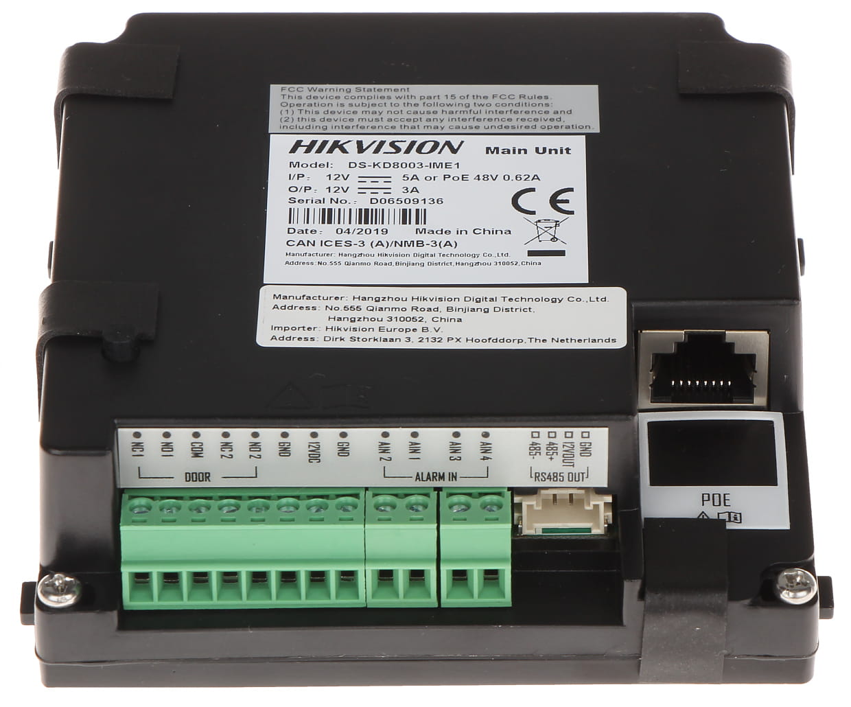 ZESTAW WIDEODOMOFONOWY DS-KIS602(B)(O-STD) Hikvision-1520004