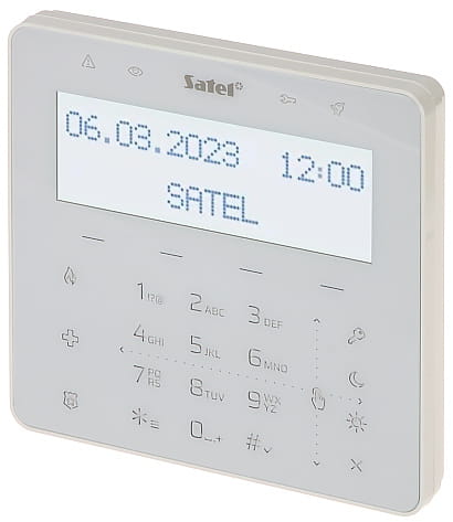 KLAWIATURA SENSORYCZNA DO CENTRALI ALARMOWEJ INT-KSG2R-W SATEL-1551488