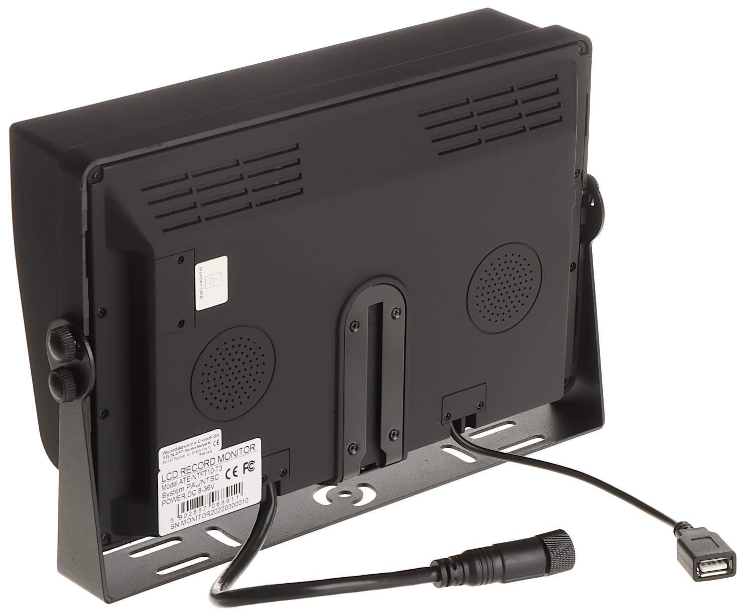 REJESTRATOR MOBILNY Z MONITOREM ATE-NTFT10-T3 4 KANAŁY 10" AUTONE-1320001