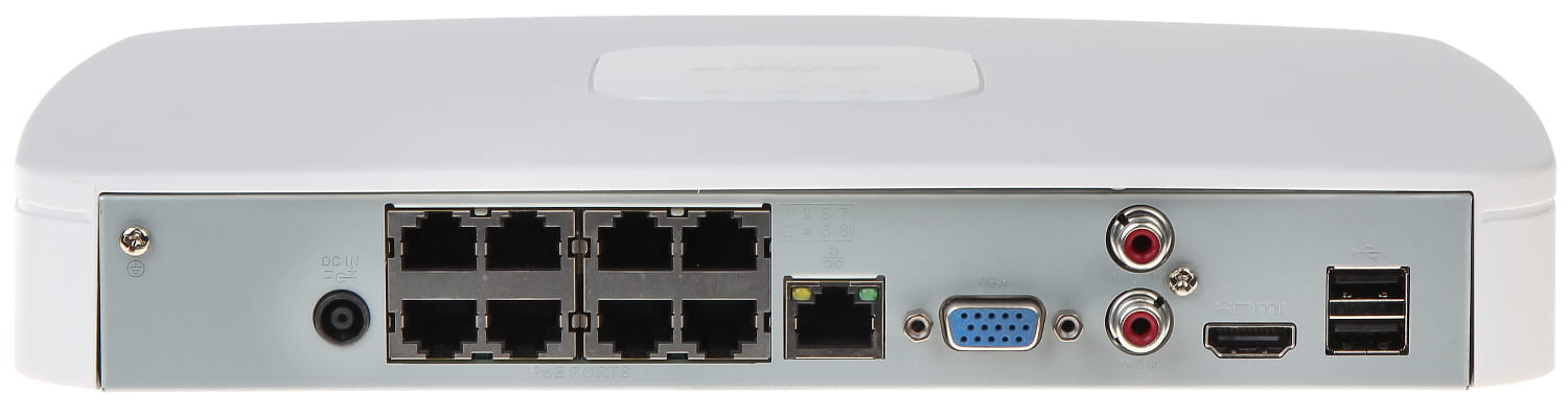 REJESTRATOR IP NVR4108-8P-EI 8 KANAŁÓW, 8 PoE WizSense DAHUA-1563321