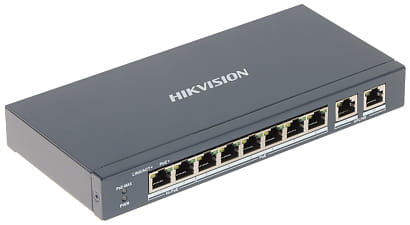 SWITCH POE DS-3E1310HP-EI 8-PORTOWY Hikvision-1567802