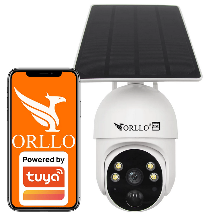 Kamera IP bezprzewodowa 4G LTE obrotowa z panelem solarnym Orllo TZ1 PRO-1575722