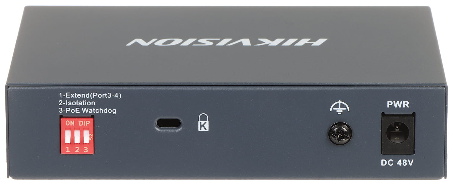 SWITCH POE DS-3E0505HP-E 4-PORTOWY Hikvision-1580701
