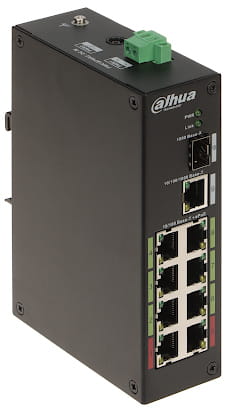SWITCH PRZEMYSŁOWY POE/EPOE LR2110-8ET-120-V2 8-PORTOWY SFP DAHUA-1579410