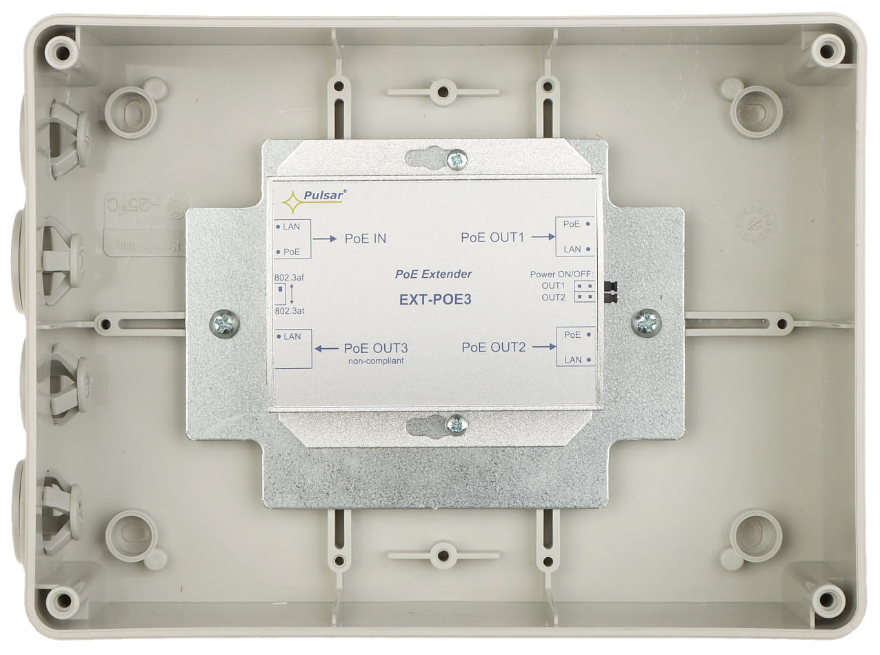 EXTENDER   EXT-POE3H W OBUDOWIE HERMETYCZNEJ PULSAR-1324136
