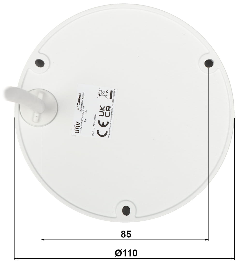 KAMERA WANDALOODPORNA IP IPC314SB-ADF28K-I0 - 4Mpx 2.8mm UNIVIEW-1568388