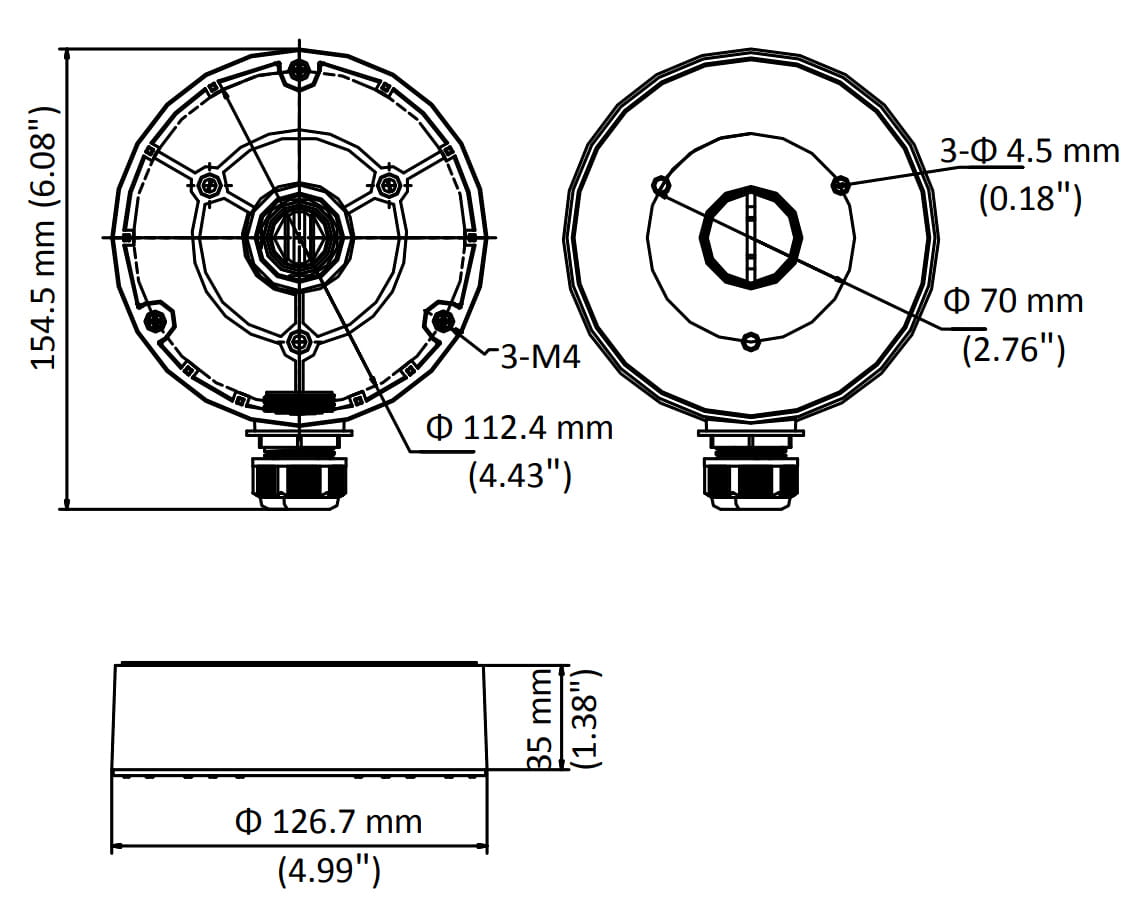 UCHWYT KAMERY DS-1280ZJ-DM8 Hikvision-1624683