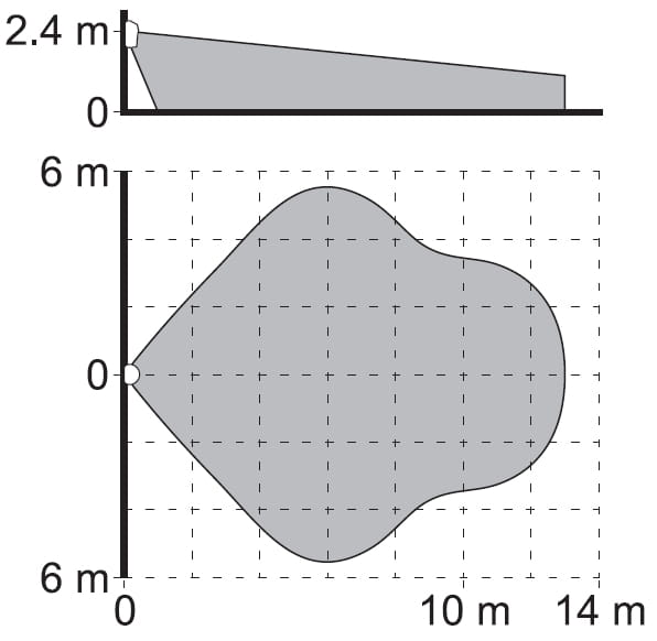 CZUJKA DUALNA MIKROFALA + PIR GREY-PLUS SATEL-1352937
