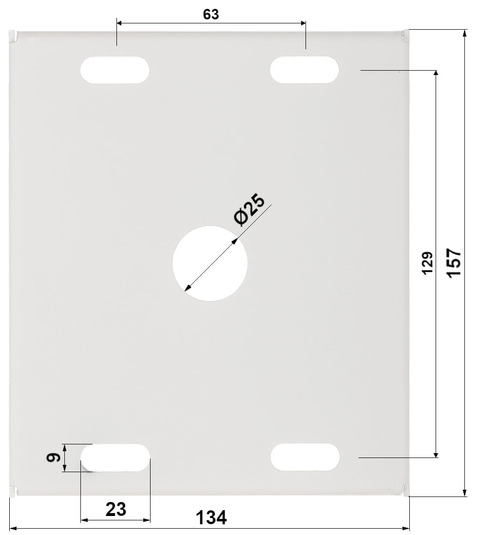 BLACHA MONTAŻOWA BM-130X160/ECO-1623337