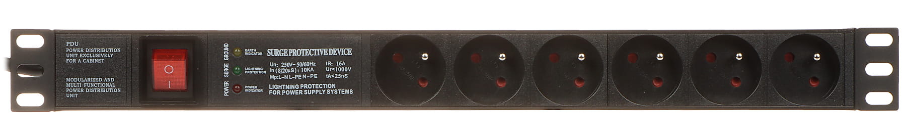 LISTWA ZASILAJĄCA PD-6/R-SPD-3L-1623559