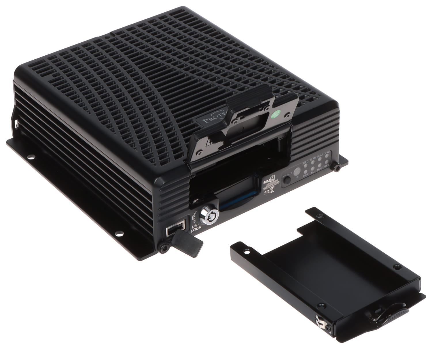 REJESTRATOR MOBILNY AHD, PAL, IP PROTECT-207 4 KANAŁY-1648294